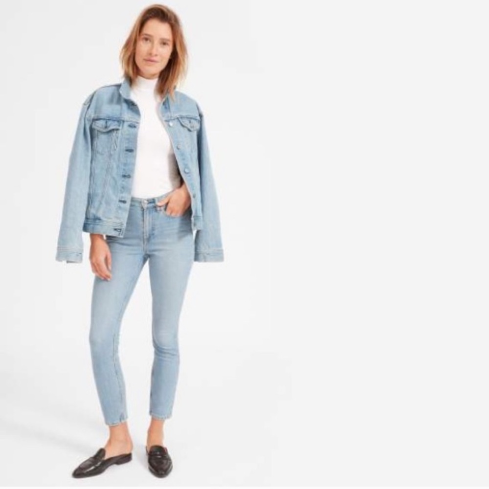 Everlane high rise skinny jeans ankle